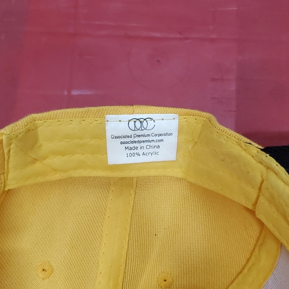 Memphis / Mississippi Riverkings minor league hockey yellow velcro strapback hat - Picture 5 of 5